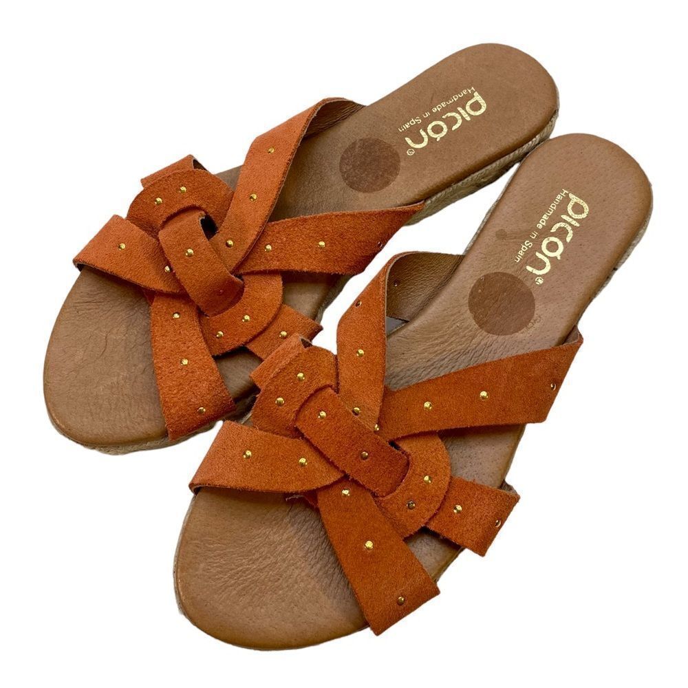 Picon Espadrilles Gorgeous Burnt Orange Color.